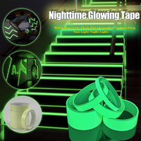 3m/118.11 Inch Luminous Tape Fluorescent Color Safe Self-Adhesive Suitable Decoration in Gatherings Stairs Emergency Areas