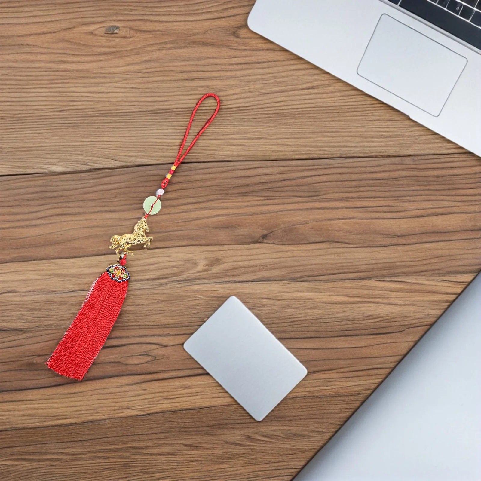 

Zodiac Horse Pendant Red Chinese Knot Tassel Decor Feng Shui Hanging Ornament Home Office Spring Festival 2026 Decoration