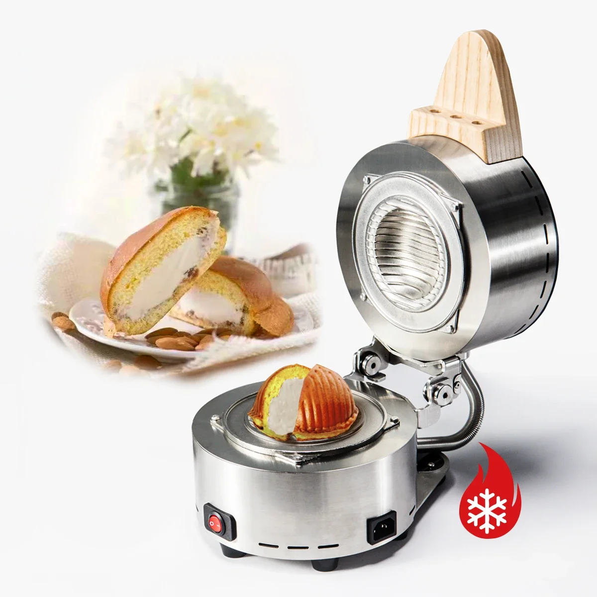 China Factory Sandwich Press Panini Maker Ice Cream Bread Press MoDEL MIPH0120 Hot Sell