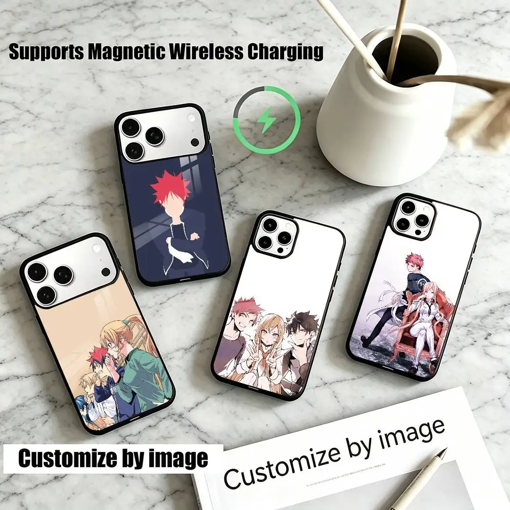 Anime Food W-Warss  Phone Case For iPhone18,17,16,15,14,13Plus,Pro Supports Magnetic Wireless Charging