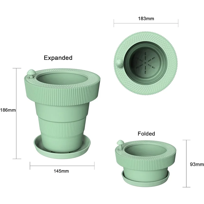Outdoor Or Indoor Flower Pots With Self-Watering Function, Flower Pots With Drainage Holes And Plates Durable Pink