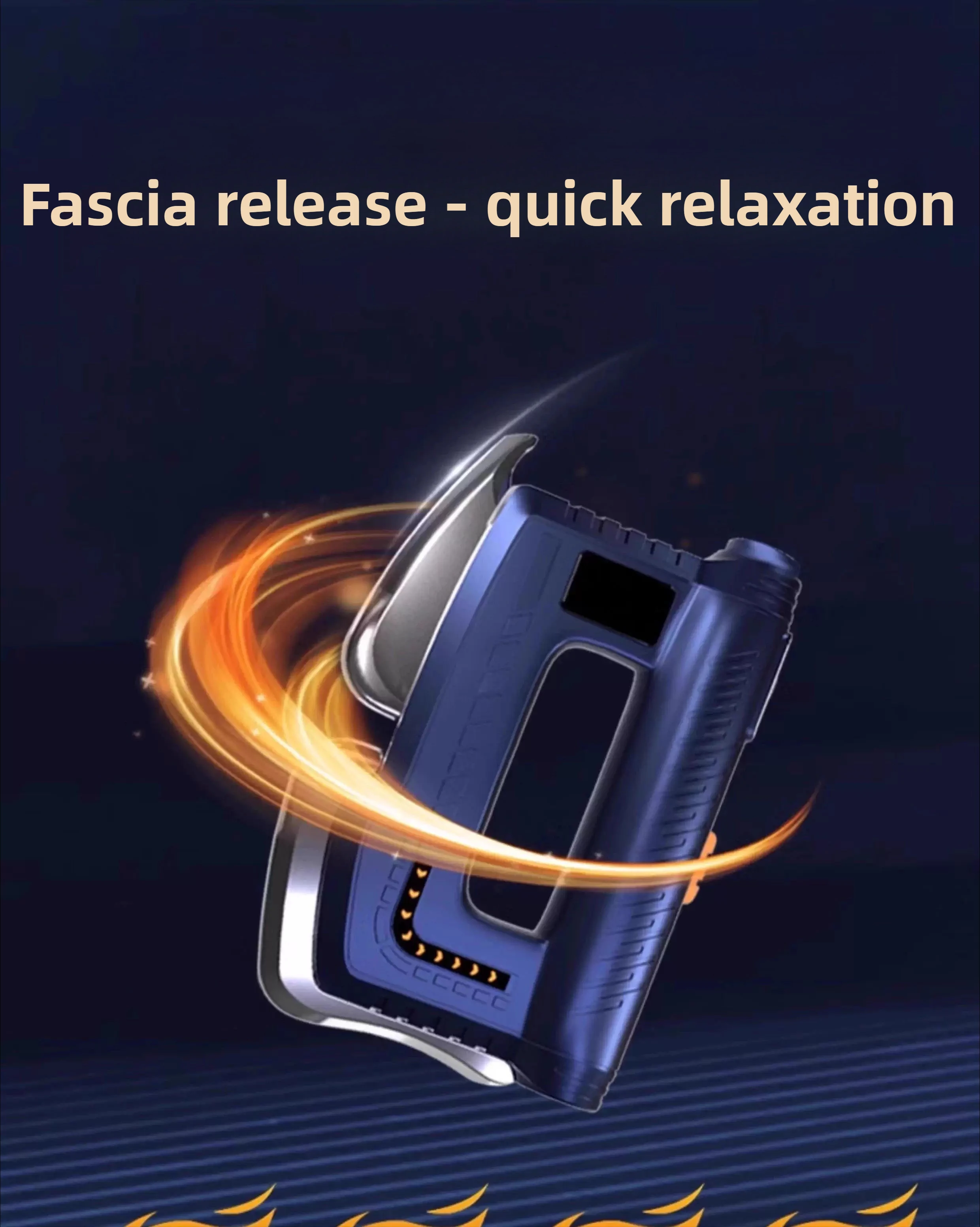 Electric Fascia Scraping Massager with Red Light Microcurrent Vibration Muscle Relief  Health Care