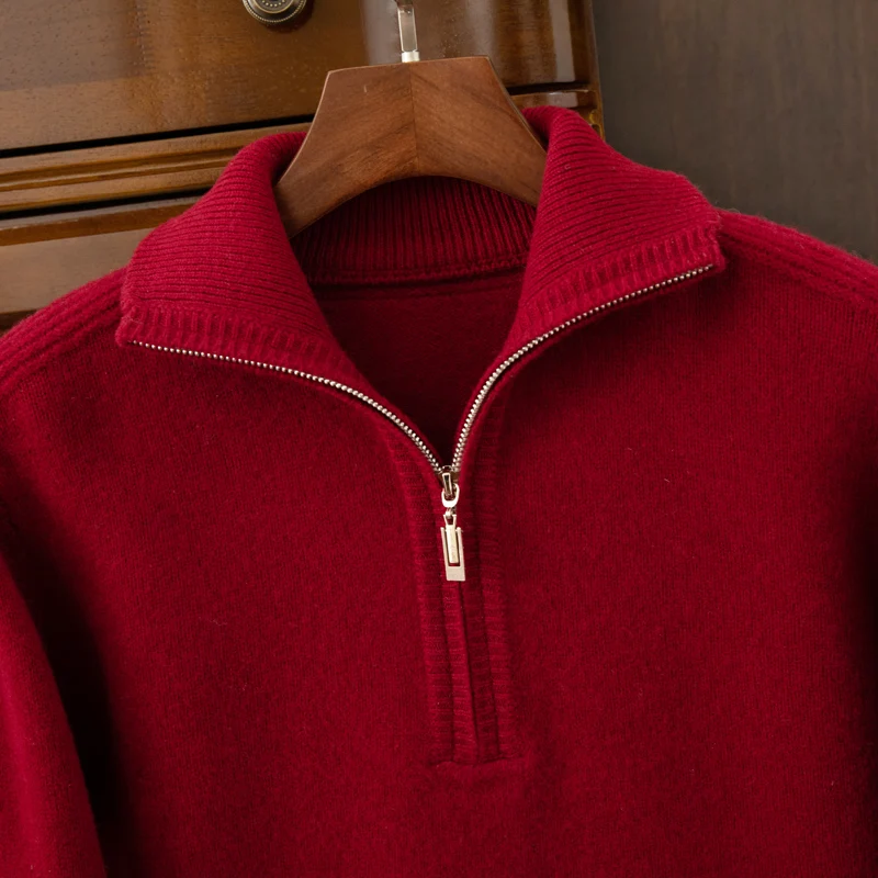 

Осенне-зимний шерстяной кардиган, мужской повседневный стеганый свитер, теплая трикотажная нижняя рубашка