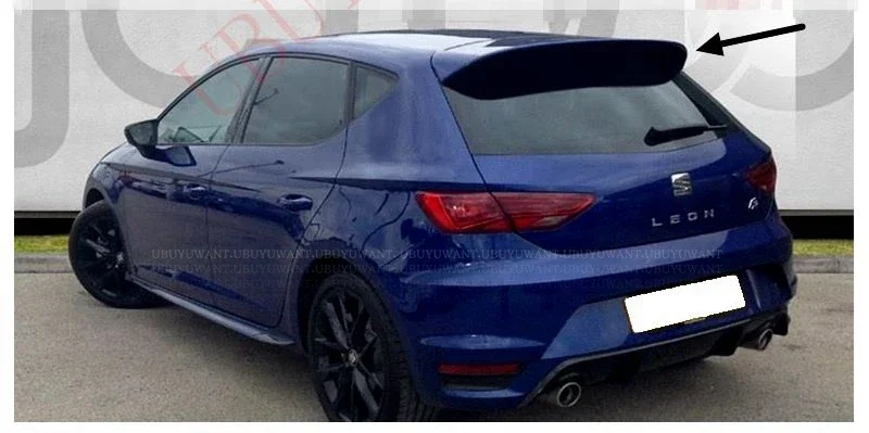 Hochwertiger ABS-Kunststoff-Heckspoiler für Volkswagen Seat LEON MK3 5F Spoiler 2012-2020 Auto-Heckflügel-Dekoration – Detail 4