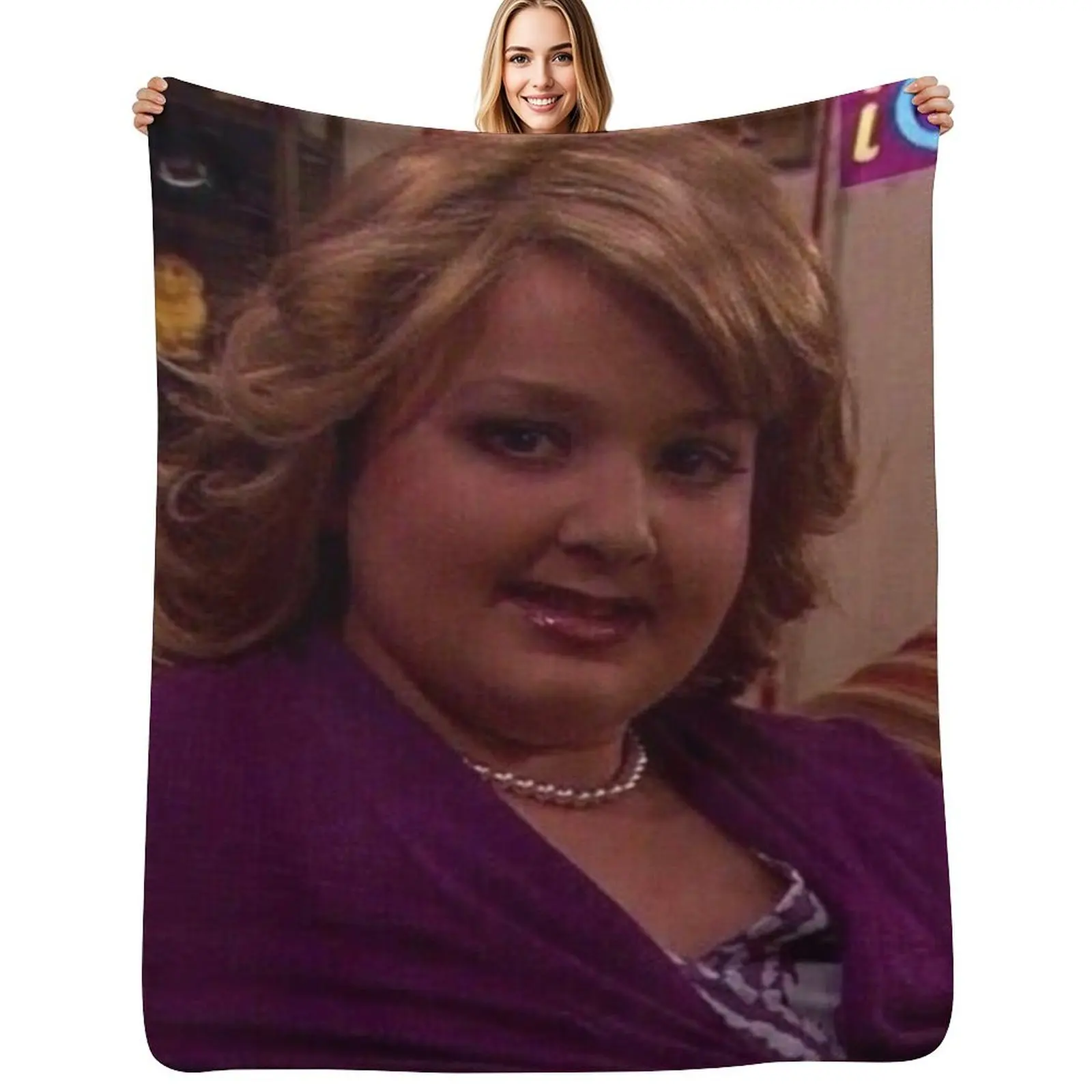 

female gibby Throw Blanket christmas gifts Soft Furrys blankets and throws Blankets