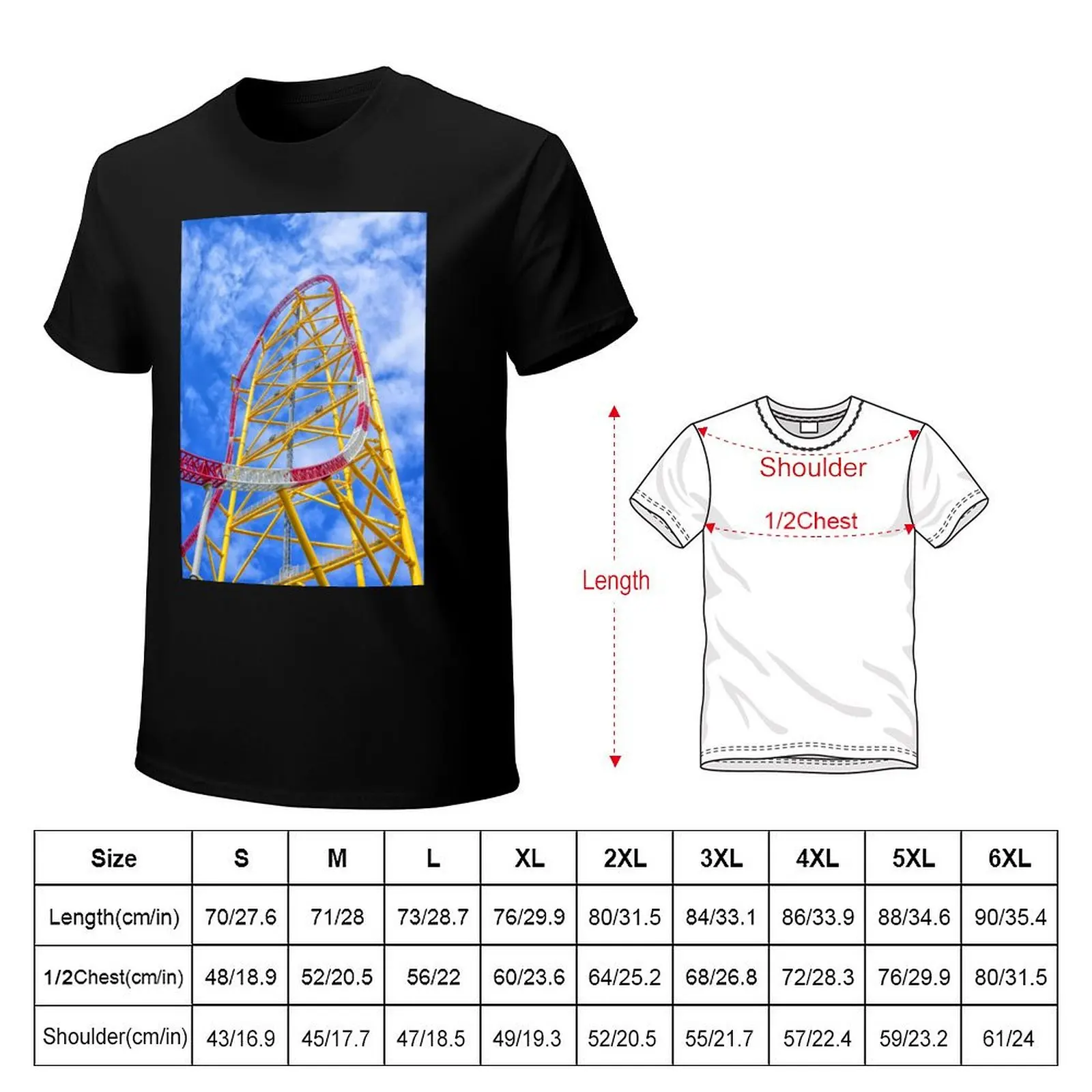 The other Cedar Point icon... T-Shirt Large Size Casual Tee Shirt