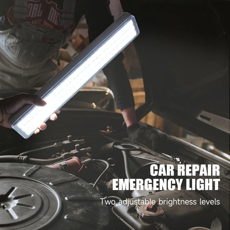 90 LEDs Emergency Lights Rechargeable Handheld Camping Lantern Adjustable Brightness Night Repair Light for Power Failure