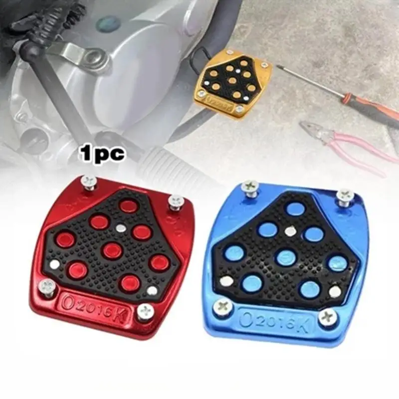 Auto Parts Motorcycle Antislip Brake Pedal Cover Nonslip Multicolor Aluminum Alloy Brake Pedal