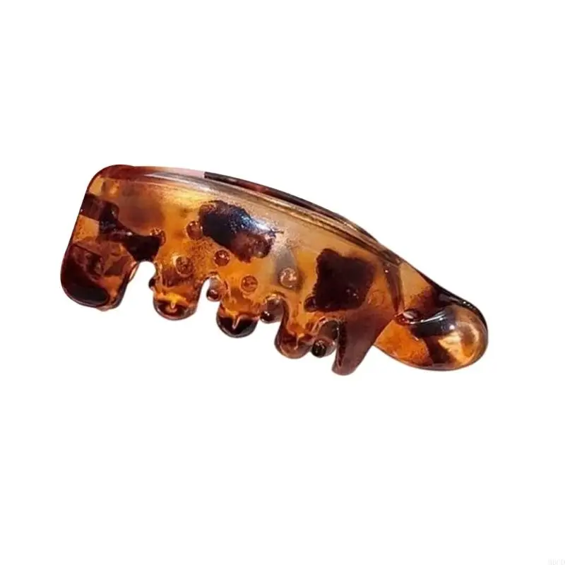 M6CD Women Animal Muster Klauen Clip Bananen Haarclip Hochsteckfrisur Haarhalter für tägliche Verschleiß