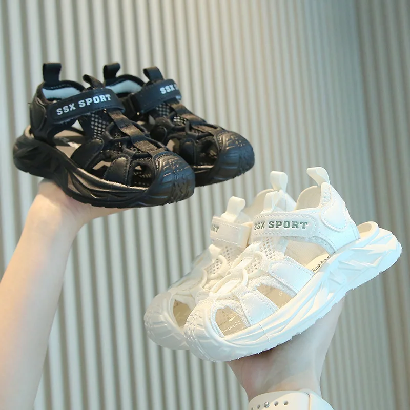 

2026 Summer New Kids Sandals Comfort Non Slip Boys Beach Shoes Simple Versatile Girls' Thick Bottom Sandals Сандалии Для Девочек