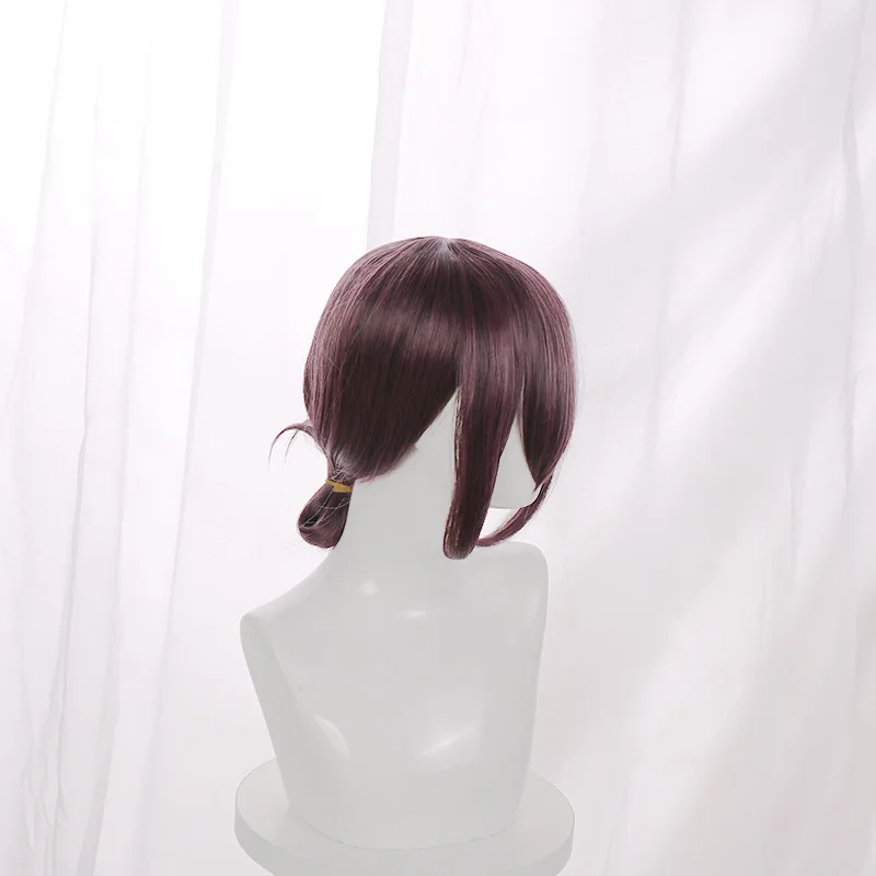 Leise Cosplay Wig, Chainsaw Man, Devil, Black And Purple, One-piece Braided Style