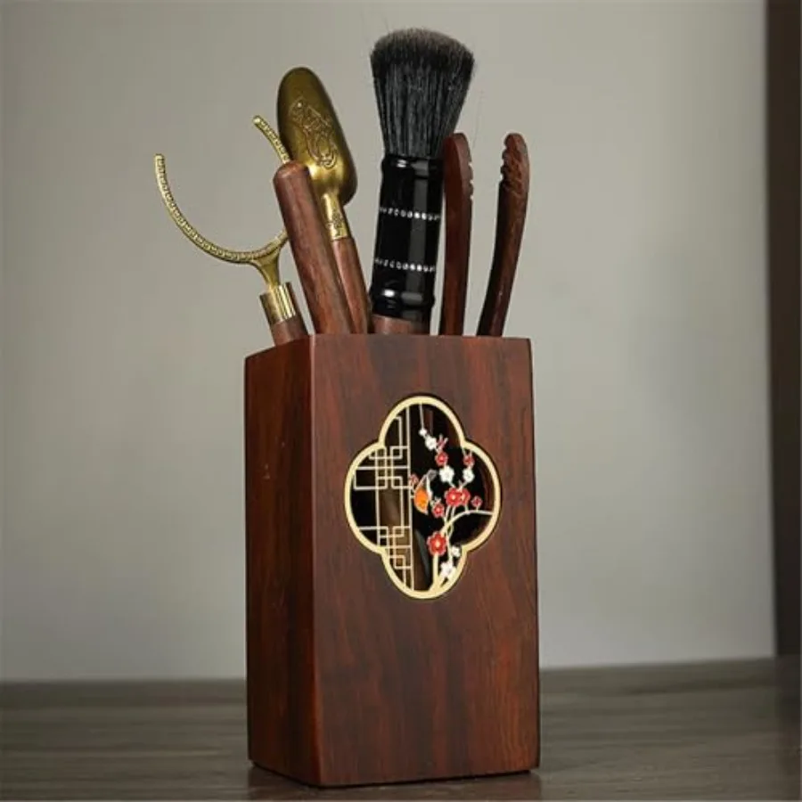 

Набор аксессуаров для чайной церемонии, инструменты для чайного искусства, инструменты для приготовления чая, чайный цилиндр, зажим для чая, чайная игла, чайная кисточка - Цвет 3