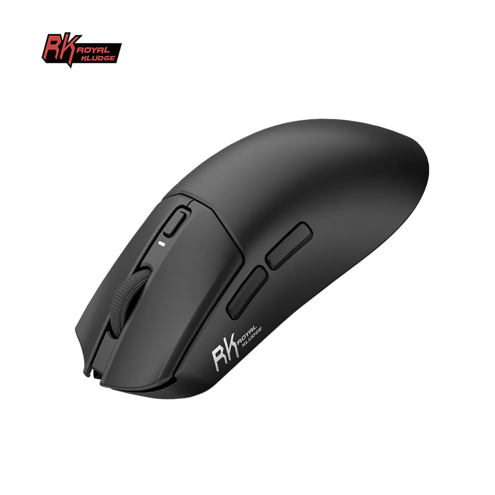 RK ROYAL KLUDGE MG6 PRO PAW3950 Gamer Mouse 30000DPI 56G Lightweight 8kHz 650mAh Tri-mode Bluetooth Wireless Mouse with 7 Levels