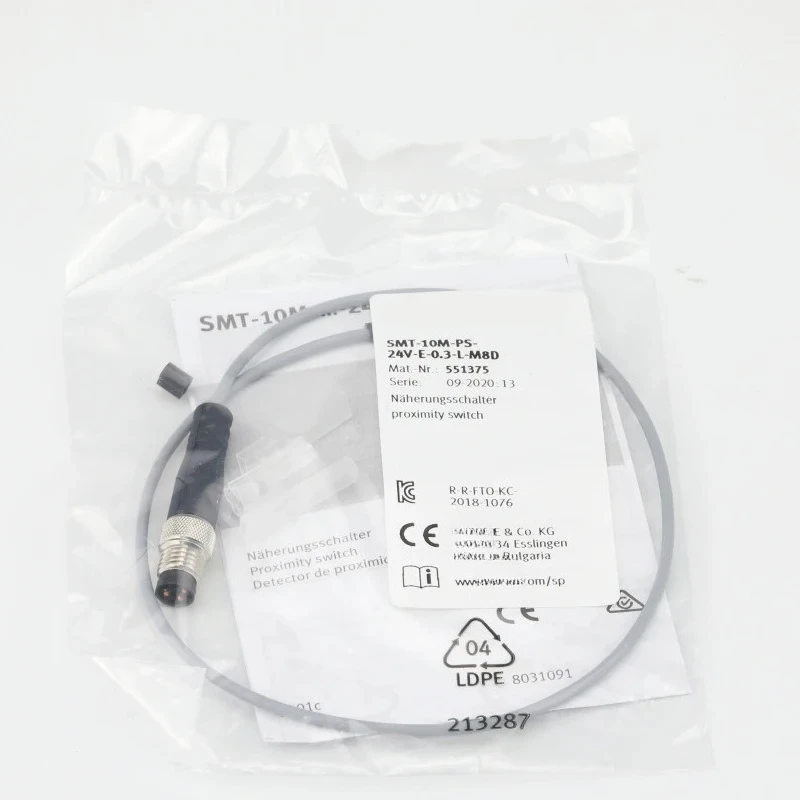 

Бесконтактный переключатель SMT-10M-PS-24V-E-0.3-L-M8D 551375, пневматические детали типа FESTO
