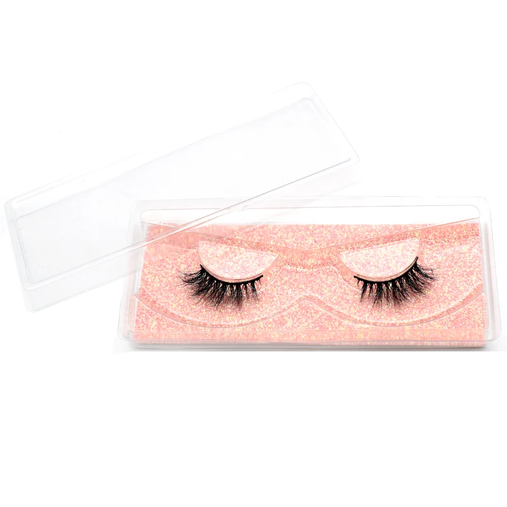 FOXESJI Real Mink Half Eye Lashes Short Natural False Eyelashes Reusable Fluffy Soft Strip Half Lashes Extension Daily Eyelashes