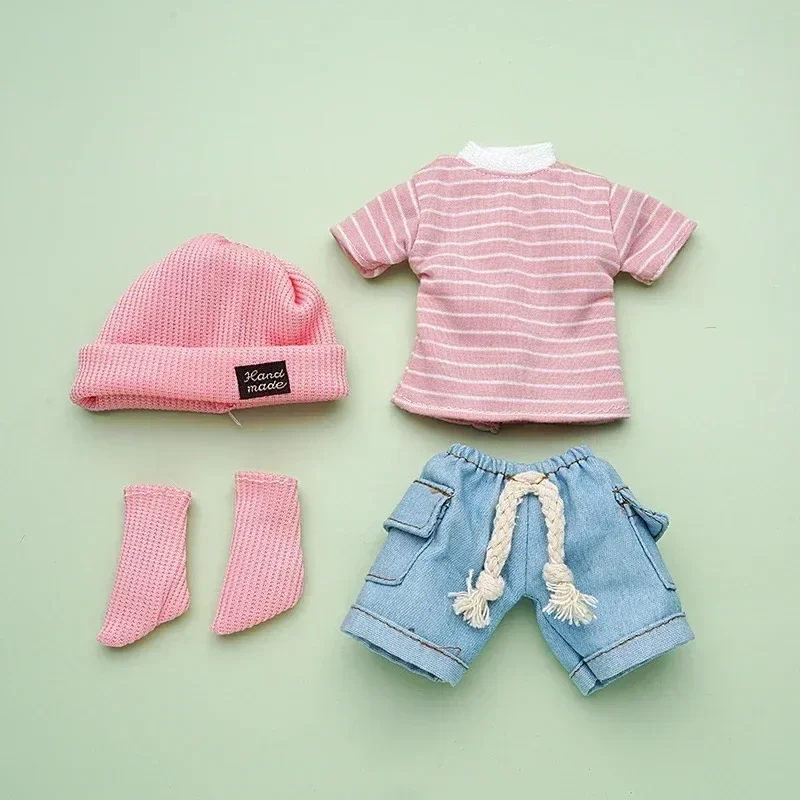 

Одежда для кукол подходит для куклы BJD 1/6, модная футболка с шортами, костюм (пожалуйста, справочник по диаграмму размера)