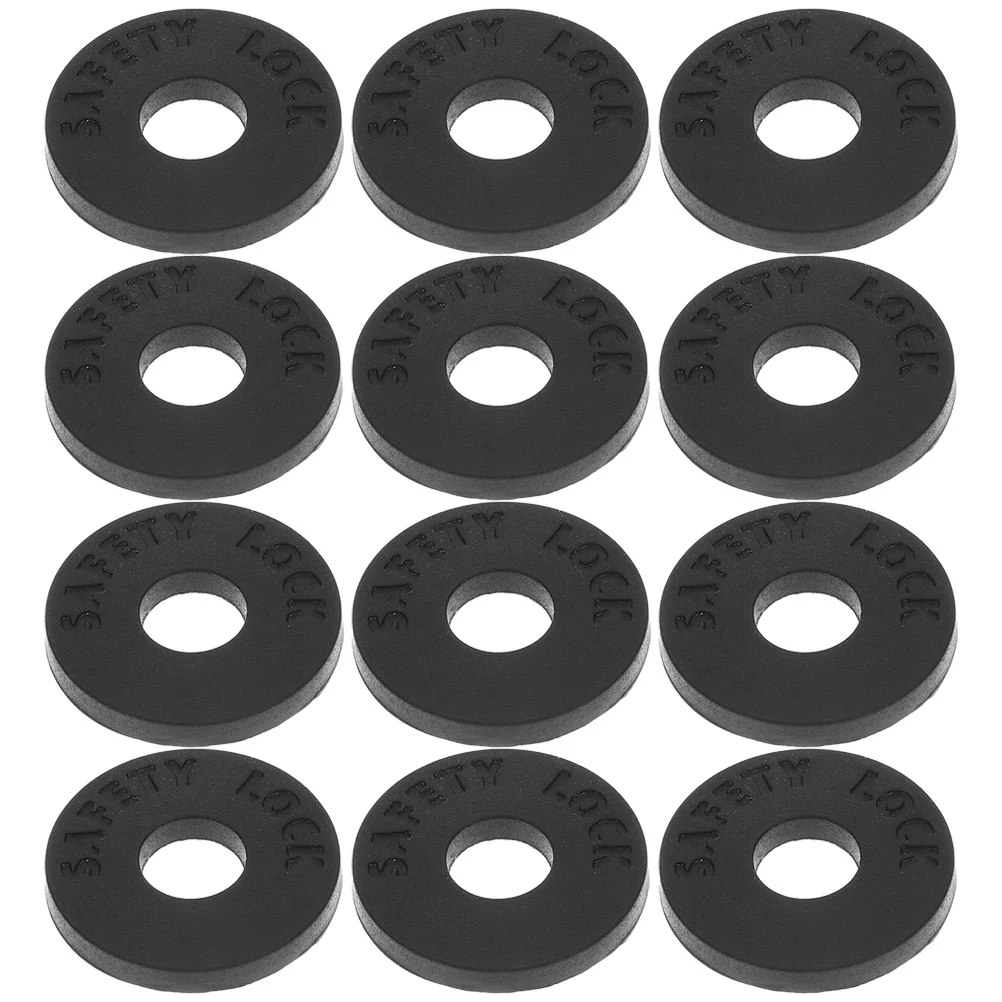 

12 Pcs Practical Guitar Strap Accessories Blocks For Bass Non-slip Mat Silicone Gaskets Part Silica Gel
