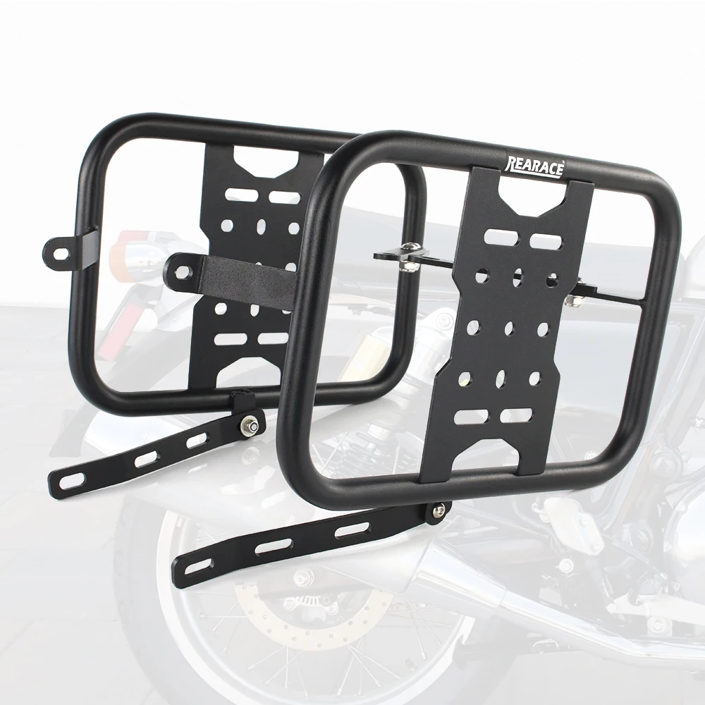 For Royal Enfield 650 Interceptor 650 Continental GT Saddlebag support racks Pannier Racks Sidecarrier Motorcycle Side SaddleBag
