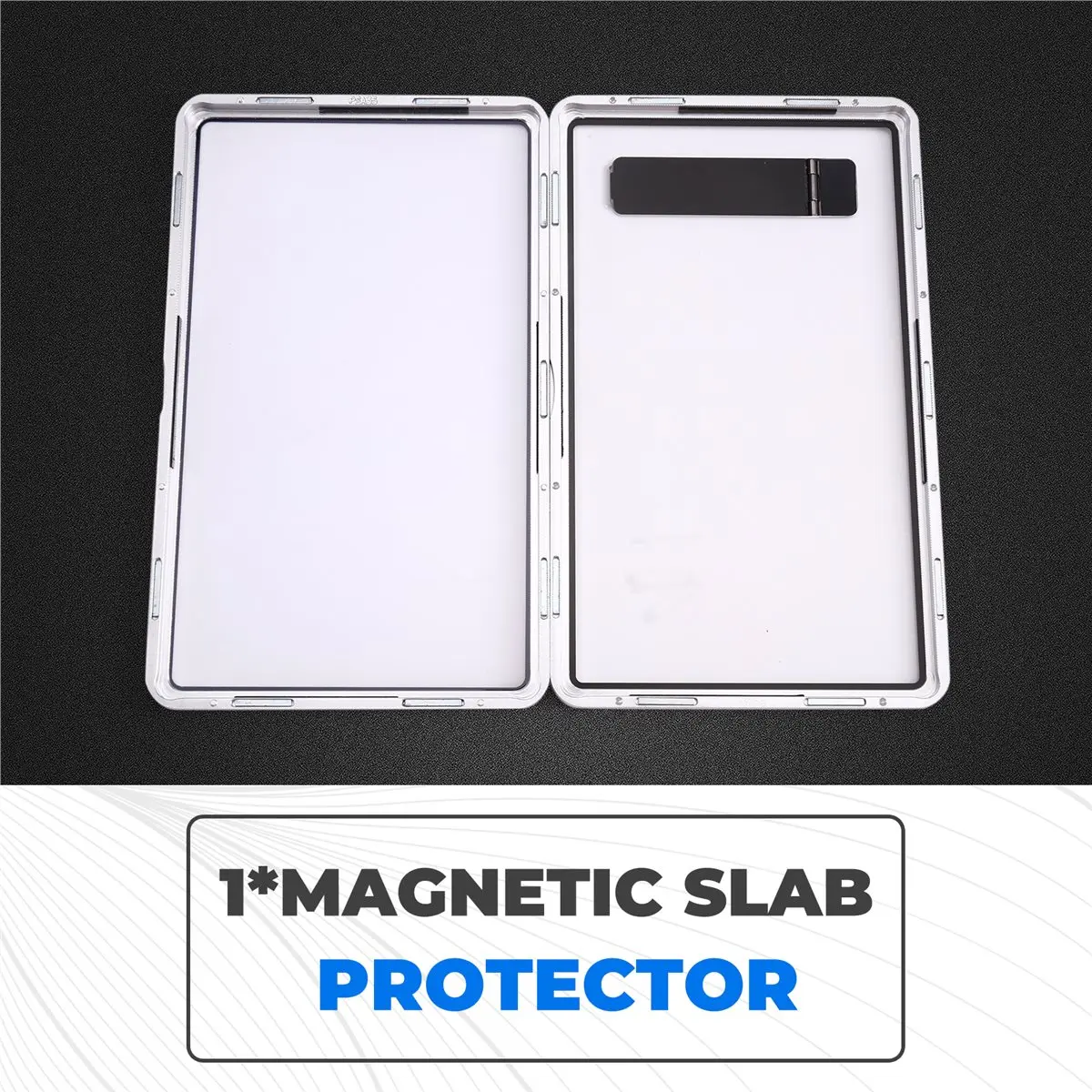 Magnetic Slab Protector for PSA & Graded Sport Trading Cards, Display Holder with Built-in Stand ,Display Holder