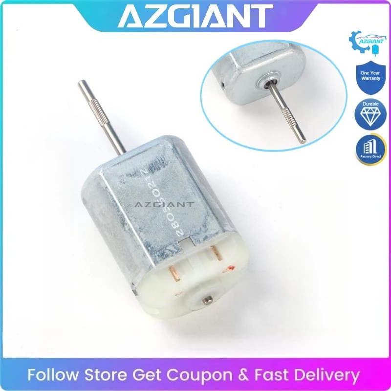 

AZGIANT Micro Electric Motor FC280 DC 3V -12V 12000RPM High Speed 55mm Shaft Car Accessories Hair Dryer Fans Tools DIY Toys