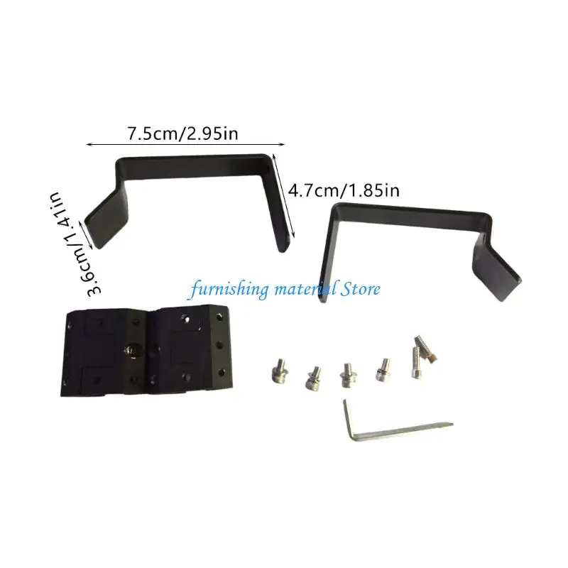 Y5GD Space Saving Equipment Extension Draht Drahtveranstalter Nordinhaber Firma an Aluminiumschienen für Packouts -Systeme