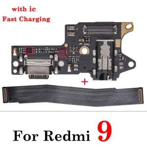 USB -Ladekabel Flex Motherboard, Xiaomi Redmi 8, 8a, 9, Note 8, 8t, 9, 10, 10x, 10s, 11, 11s, Poco F1, F2, M4, X4 Pro, 5g 10 Hauptverkaufskabel Flex Redmi 9 - №6