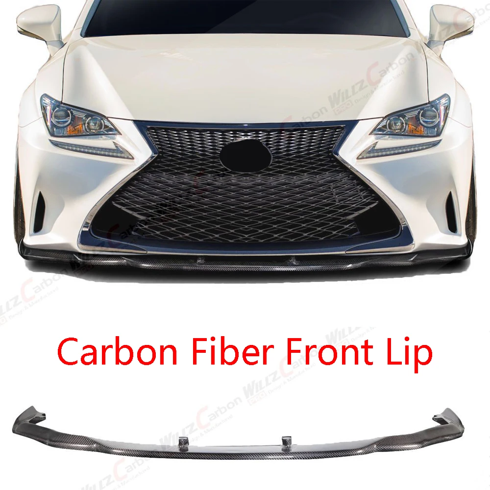 

For Toyota Lexus RC200T/RC350 2014-2018 Years Carbon Fiber Front Lip Car Bodykit Modification