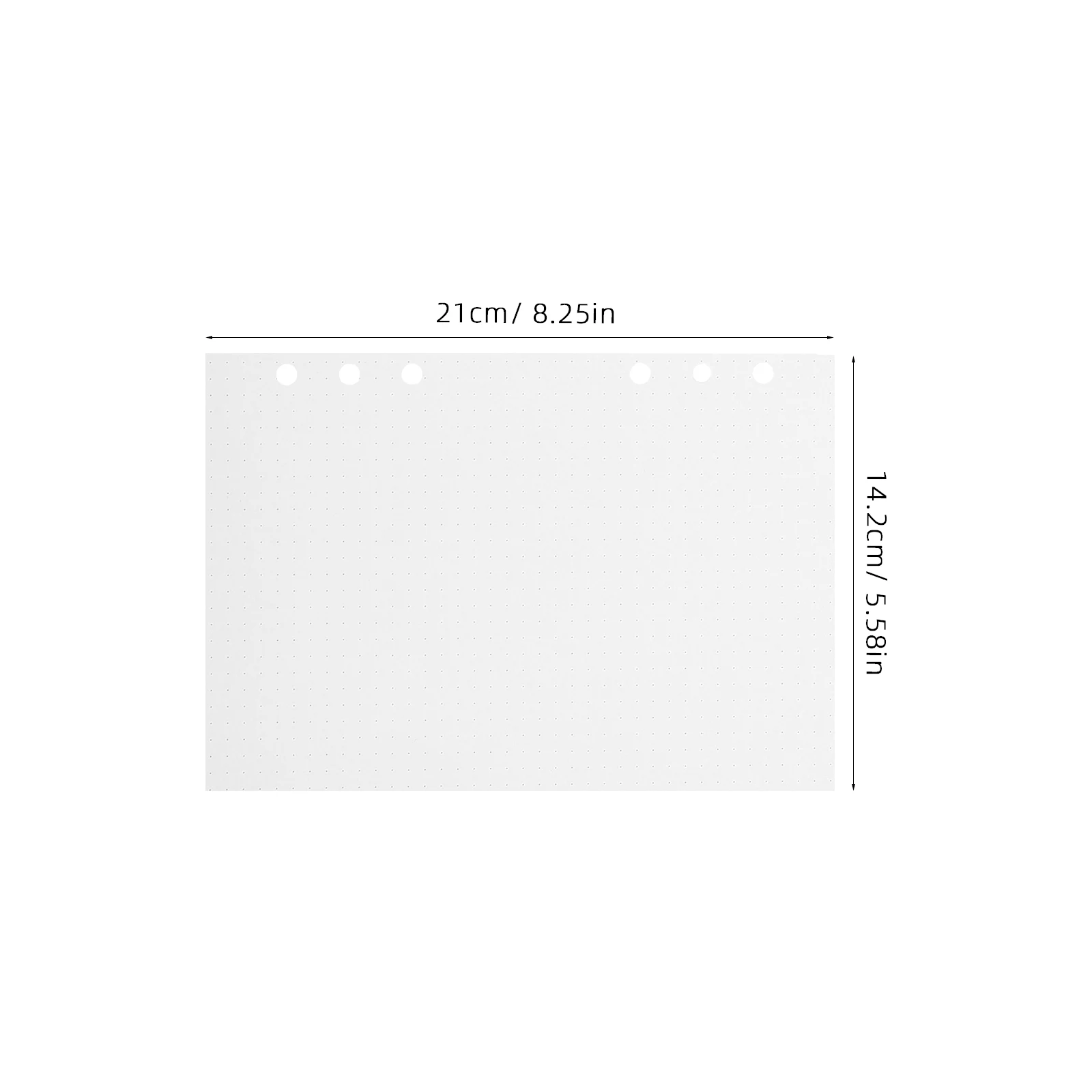 180 pcs A5 Hand Account Inner Pages 6-Hole Ruled Looseleaf Refill Paper For Binder Planner Notebook White Page Papers Journal
