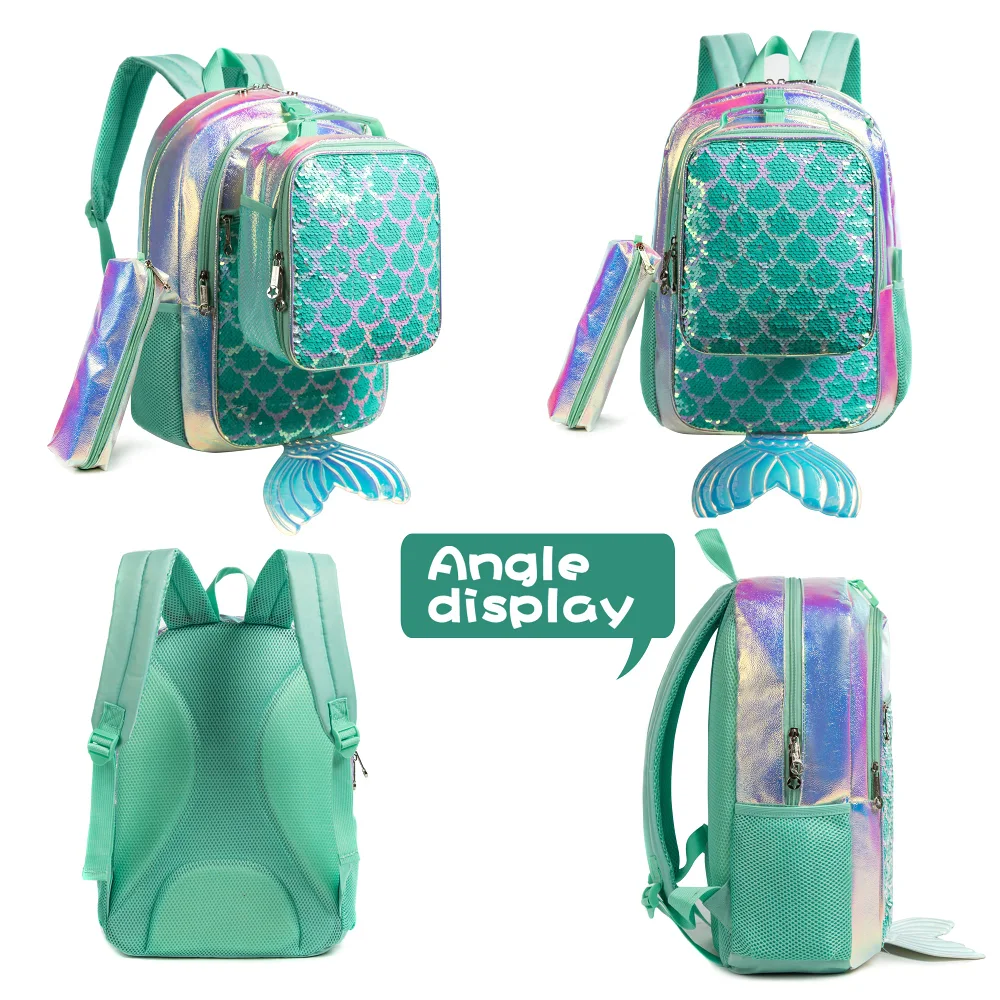 Three Piece Set Backpacks for School Teenagers Girls Kids Backpack Girls  Bags Supplies for Girls School Bags for Teenage Girls