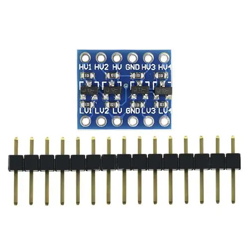 2-way Level Conversion Sensor Module IIC I2C UART SPI 3.3V to 5V 5V to 3.3V Logic Level Shifter With Pins