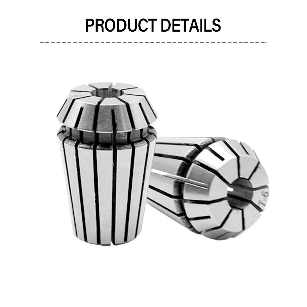 Alta precisão Primavera Collet Set para máquina de gravura CNC, Torno Mill Tool, ER11, 1/4 in, 6,35mm, 1 in, 8in, 3,175mm, 0,015, 1PC