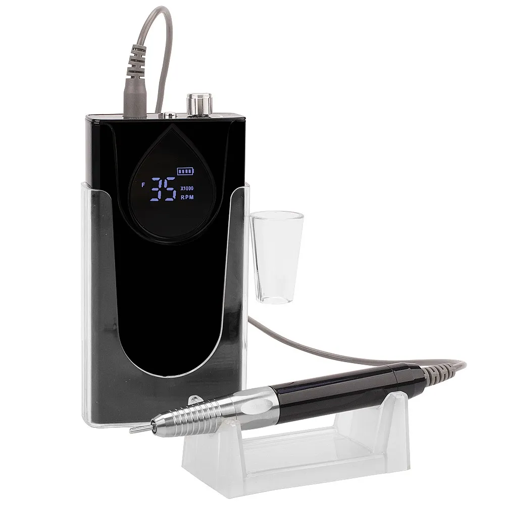 2026 New Arrival Professional 35000rpm 85W High Power Rechargeable Electric Nail Drill Machine Durable Aluminum Alloy Material