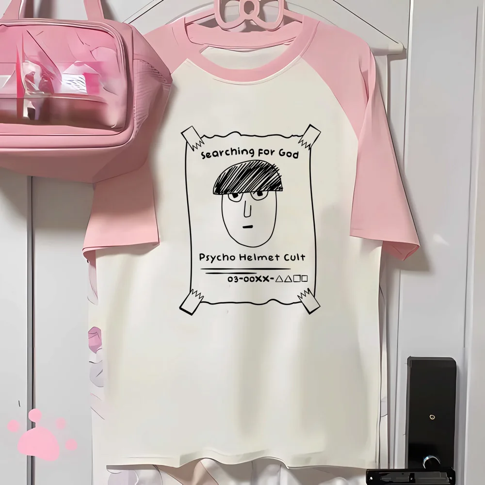 Mob Psycho 100 t-shirt girl streetwear scene  cutecore tshirt gyaru kawaii jojifuku harajuku