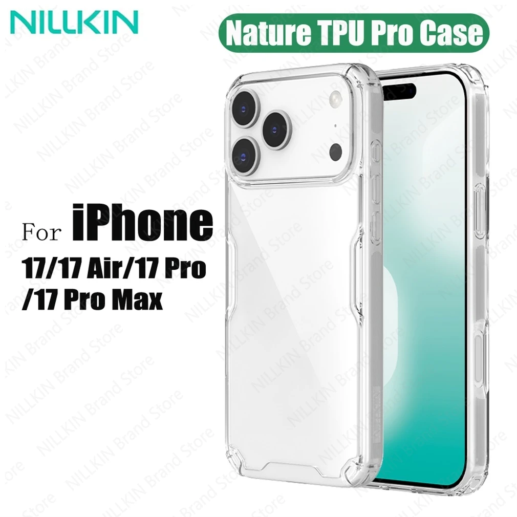 Чехол Nillkin для iPhone 17 Pro Max / 17 Pro, натуральный ТПУ Pro, прозрачная противоударная задняя крышка Ultra-Clarity для iPhone17 / 17 Air Чехол Nillkin для iPhone 17 Pro Max / 17 Pro, натуральный ТПУ Pro, прозрачная противоударная задняя крышка Ultra-Clarity для iPhone17 / 17 Air