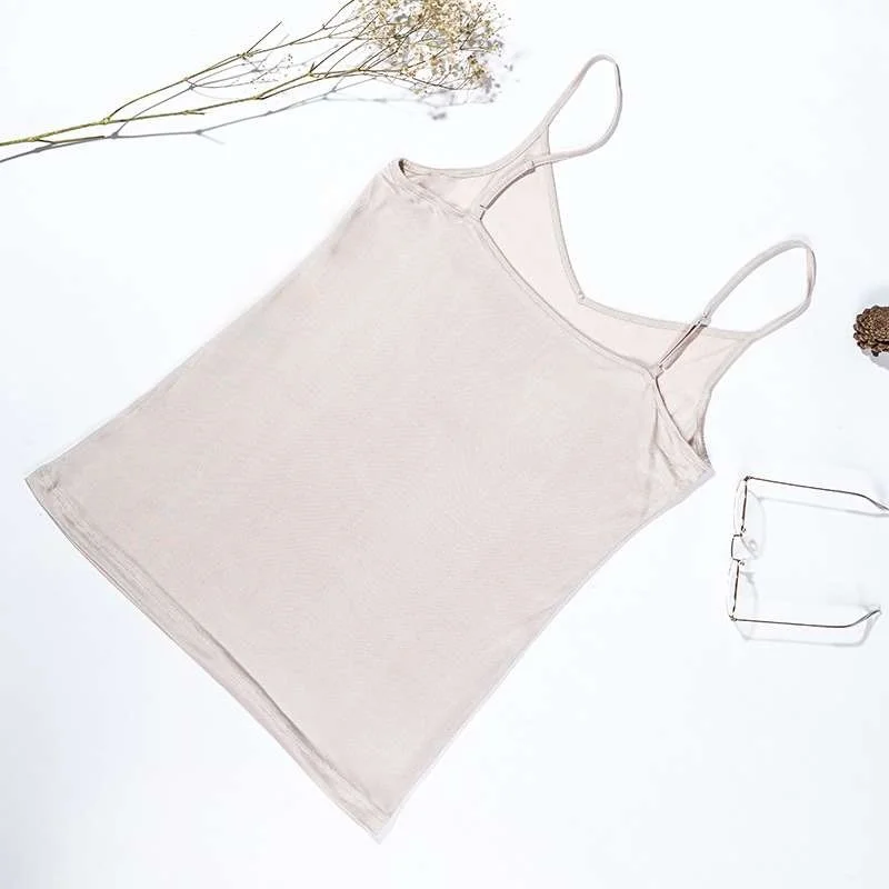 

Женский шелковый топ-слинг Highade с регулируемыми бретелями, базовый жилет Cleanfit, с пуговицами, из регенерированной ткани RPET, ультракороткий