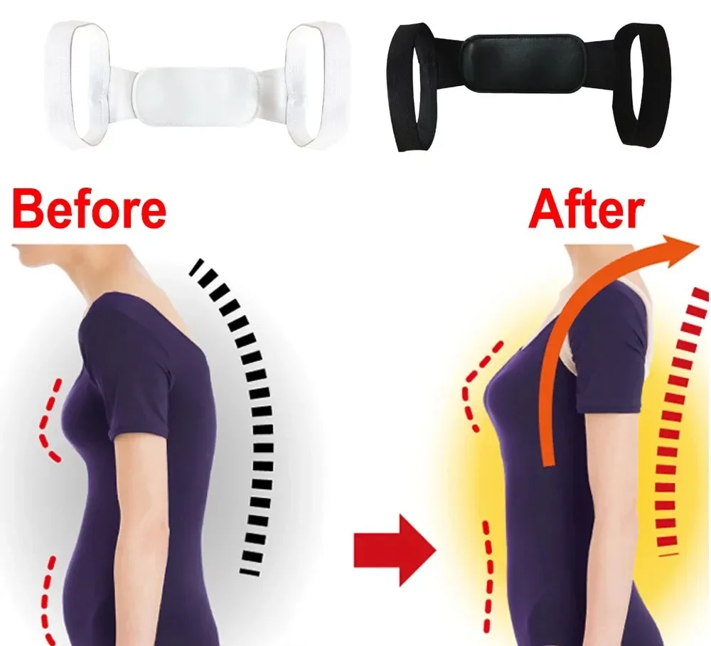 1Pc Adjustable S-L Adult Back Posture Corrector Clavicle Back Support Correction Spine Back Straight Shoulders Brace Strap