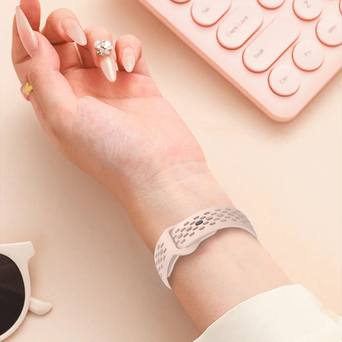 Miękki silikonowy pasek do zegarka Samsung Galaxy Watch Ultra 47 mm Bransoletka sportowa bez przerw Pasek do zegarka Galaxy Watch Ultra Akcesoria do paska do zegarka