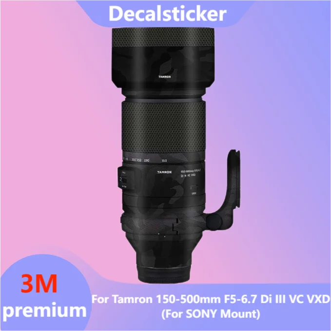 

For Tamron 150-500mm F5-6.7 Di III VC VXD(For SONY Mount) Lens Sticker Protective Skin Decal Anti-Scratch Protector Coat A057