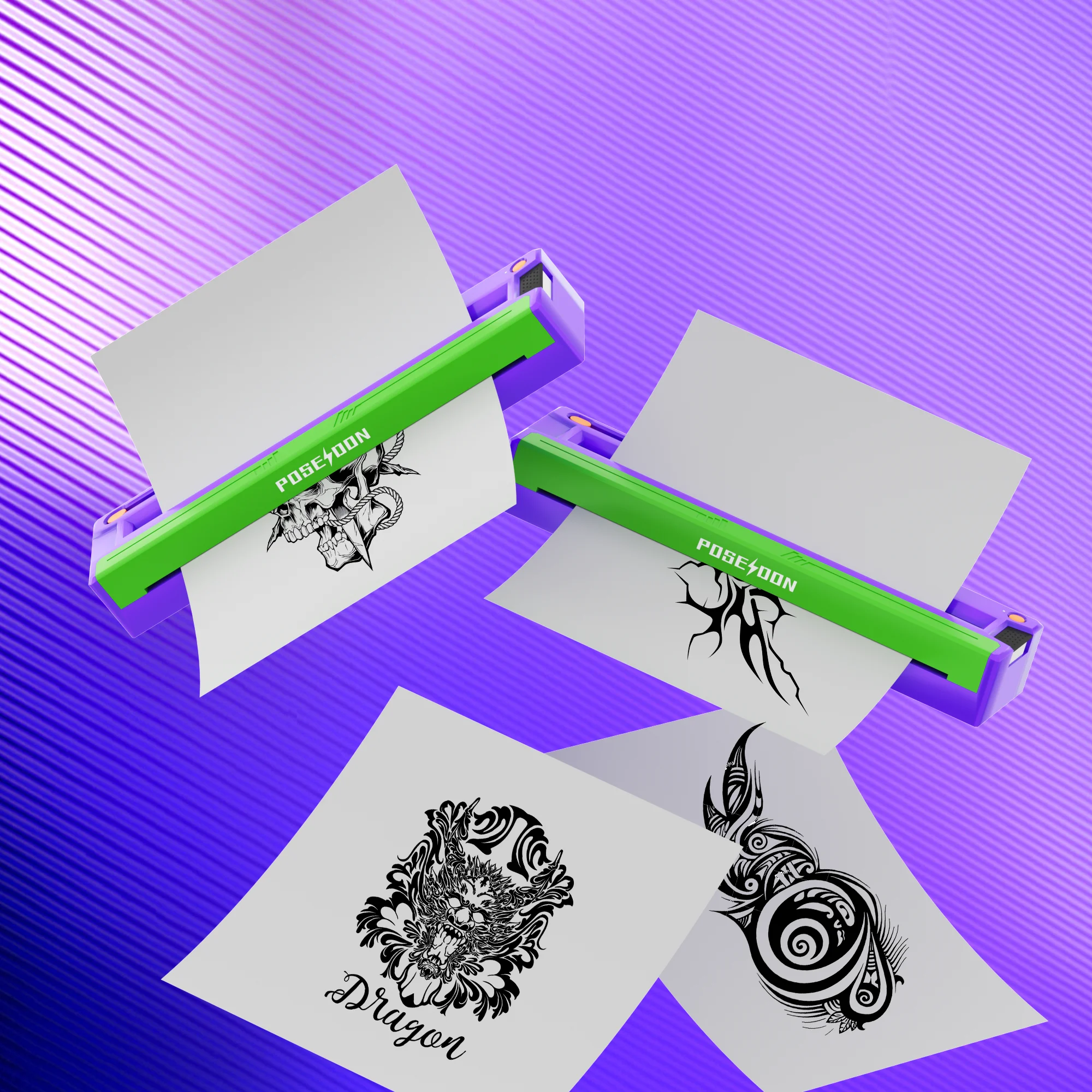 POSEIDON Tattoo Transfer Machine Top Sale TR052 Tattoo Stencil Printer Transfer Machine With 10Pcs Free Tattoo Transfer Paper + 1Pcs Tattoo Transfer Gel