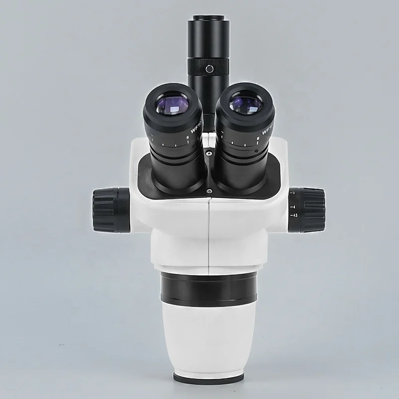 

Золотой продавец ZM-6745TH 6,7x-45x Simul-Focal Trinocular Stereo Zoom Головка микроскопа с окулярами 10x/22 мм