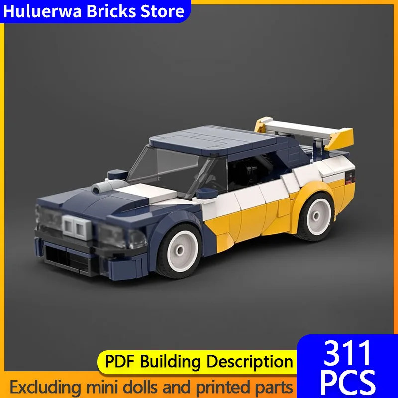 

Speed Racing Car Model MOC Building Bricks M3 E36 Hypercar Modular Technology Gifts Holiday Assemble Children Toys Suit