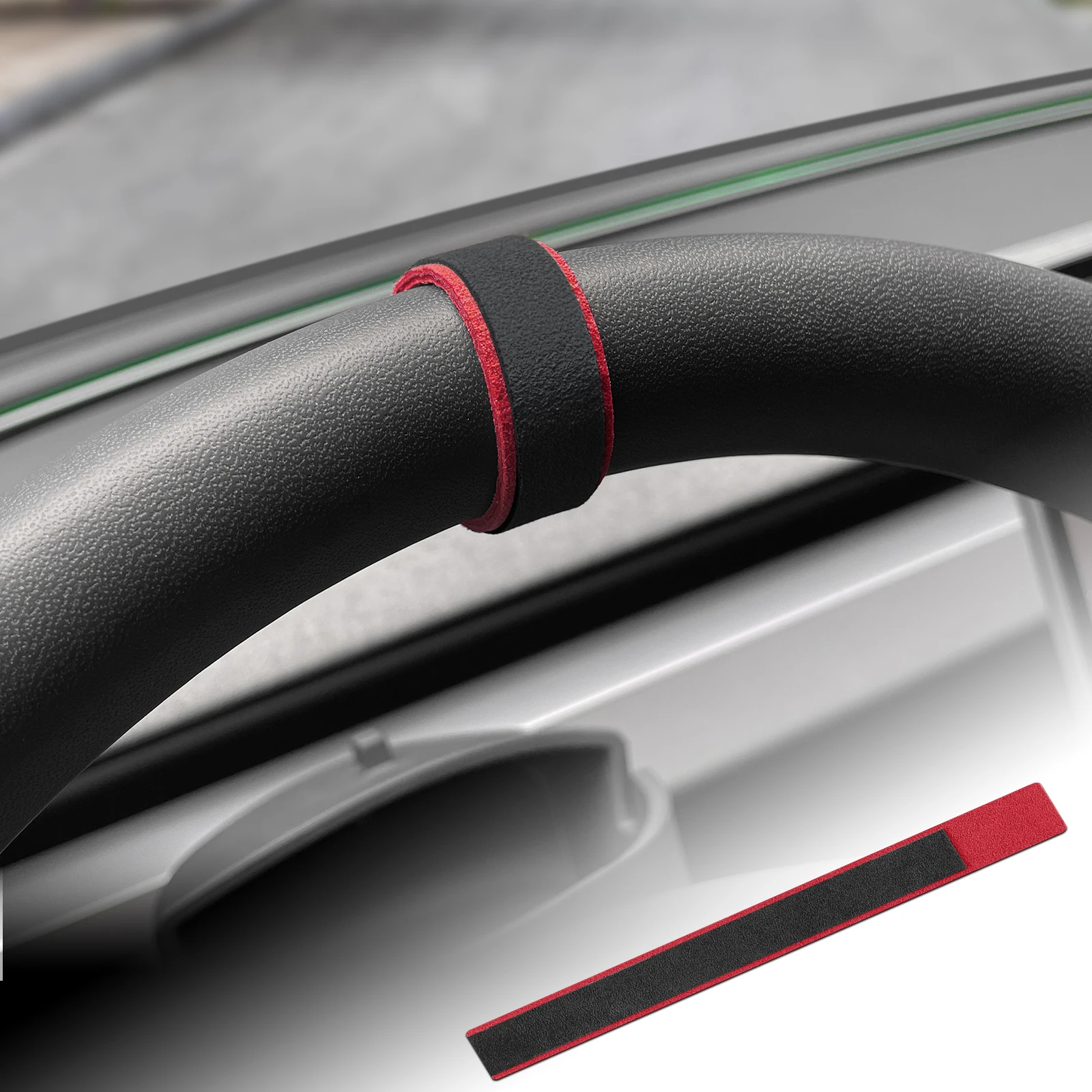 Для Mini Cooper F54 F55 F56 F60 R55 R56 R60 Итальянский верхний замшевый автомобильный руль, верхний маркер, центральная линия, украшения, аксессуары