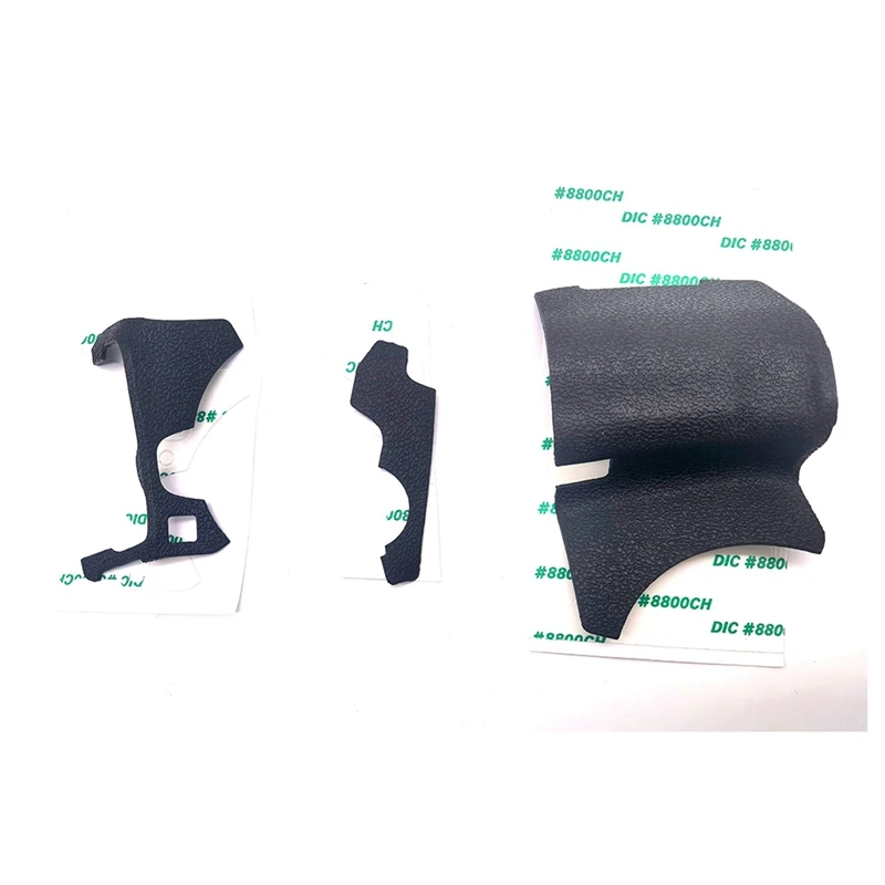 Corpo de borracha Grip Handle + Side + Rear Thumb Cover Shell Case, câmera Peças sobressalentes para Canon EOS R EOSR