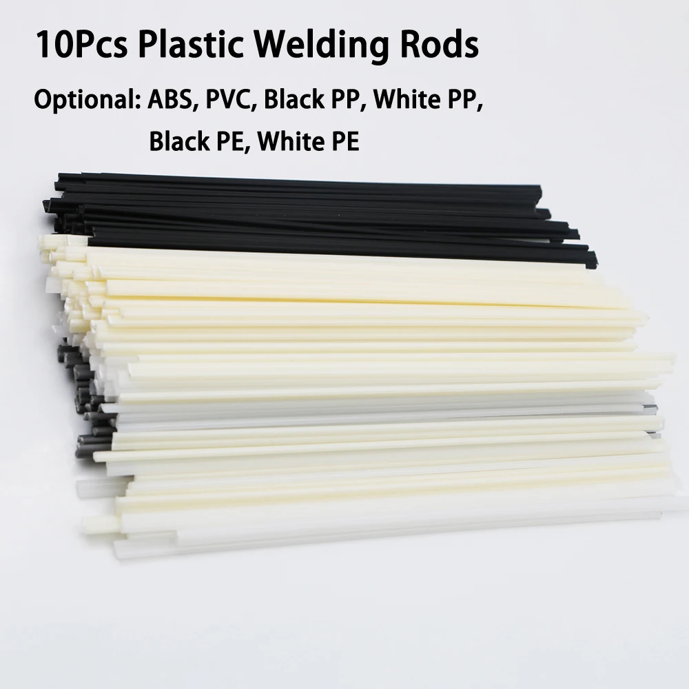 10pcs 250mm bacchette per saldatura in plastica ABS/PP/PVC/PE bacchette per saldatura per saldatore in plastica pistola riparazione paraurti forniture per saldatura strumento di saldatura