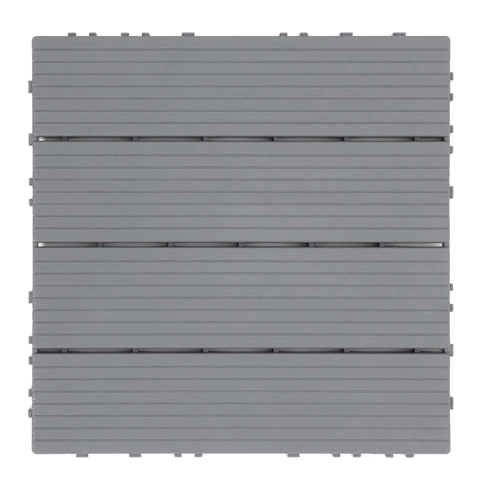 

1pcs Waterproof Tiles Garden Flooring Durable Plastic Antislip Garden Patio Plastic Wood Floor Flooring Balcony Tiles