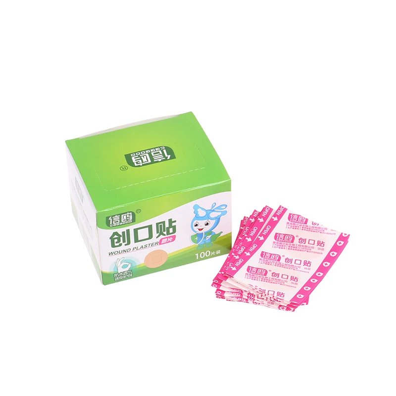 100pcs/set Mini Round Disposable Medical Adhesive Bandage Band-aid Wound Plaster
