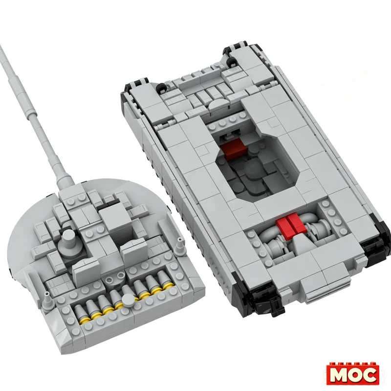 806PCS Modern Main Battle Tank Model Custom Building Blocks Assembly Military Educational Toy Creative Collection Gift For Boys