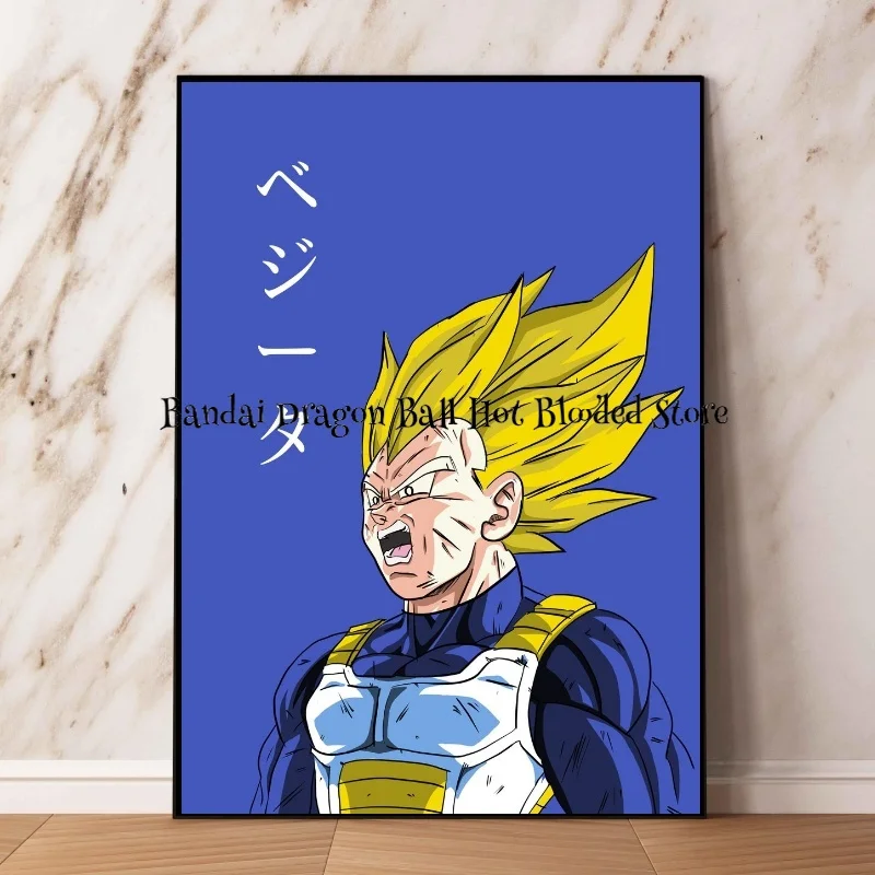 Anime Figures Dragon Ball Goku Gohan Vegeta Decoration Paintings Birthday Gift Room Home Decoration Posters Picture Kids Gift