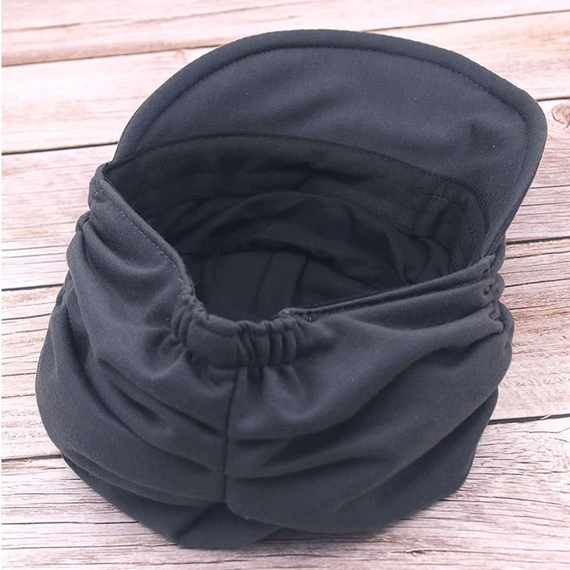 10 Colors Adjustable Short Brim Earflap Visor Hat Foldable Warm Casual Women Autumn Winter Spring Daily Travel Cap Free Size