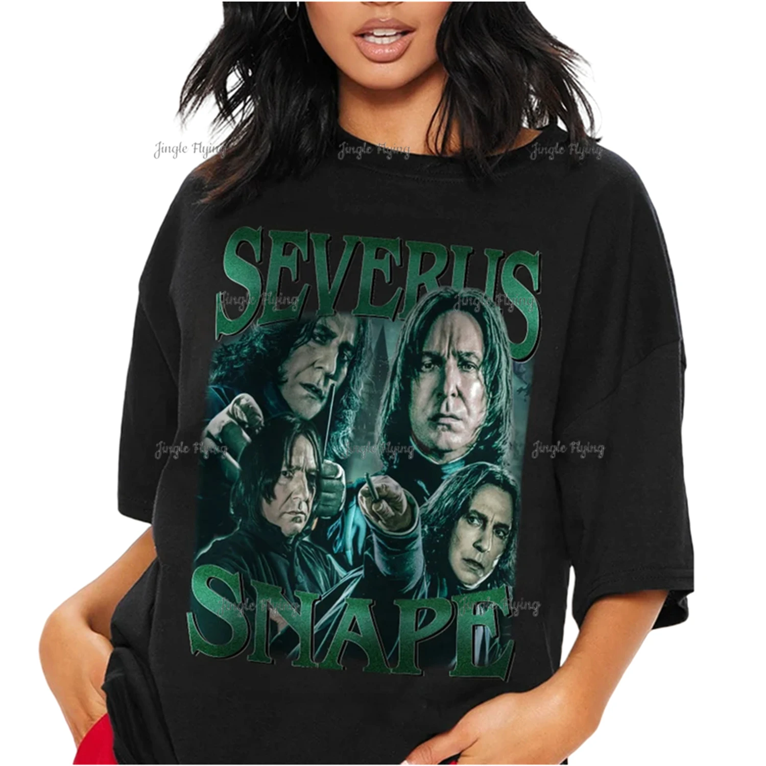 Camiseta Unisex para mujer y hombre, diseño Retro de los 90, Severus Snape
